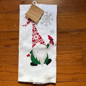 Holiday Collection Gnome Elf Kitchen Towel